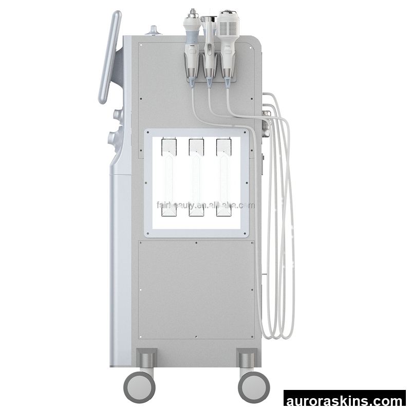 Newest Water Oxygen Jet Vacuum Blackhead Remover Wrinkle Removal Microdermabrasion Facial Cleaning Machine