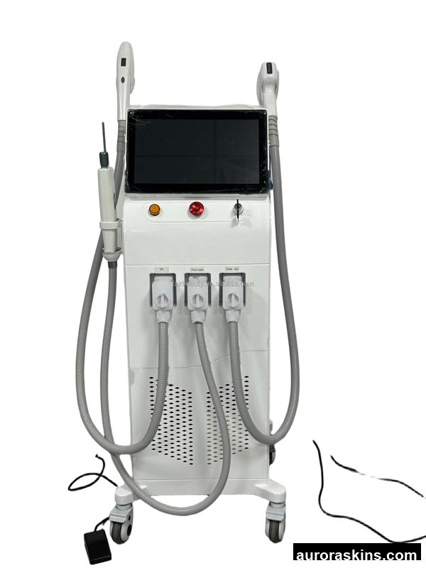 3-in-1 808nm Diode Permanent Hair Removal Pigmentation Tattoo Removal OPT Skin Rejuvenation Multi-Function Beauty Device