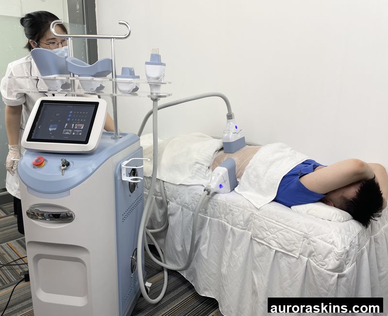 16℃-45℃ Cryo Sculpting Machine Body Contouring Improve Blood Circulation Remove Double Chin 4D Vacuum Suction Device