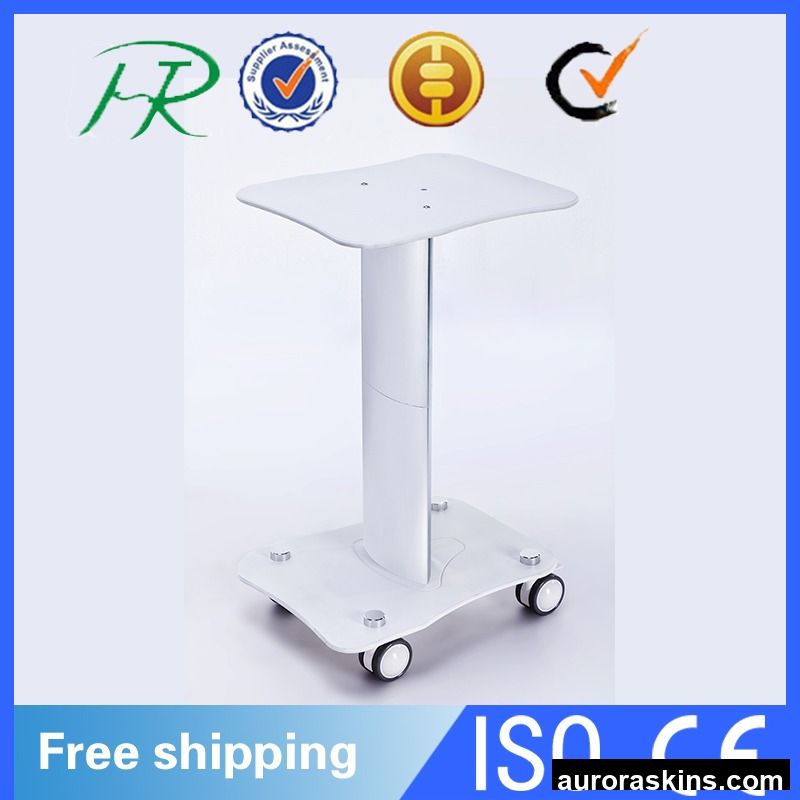 High Quality ABS Material Rolling Cart Wheel Aluminum Stand Beauty Salon Trolley Cart with Spa Machine for Personal Care