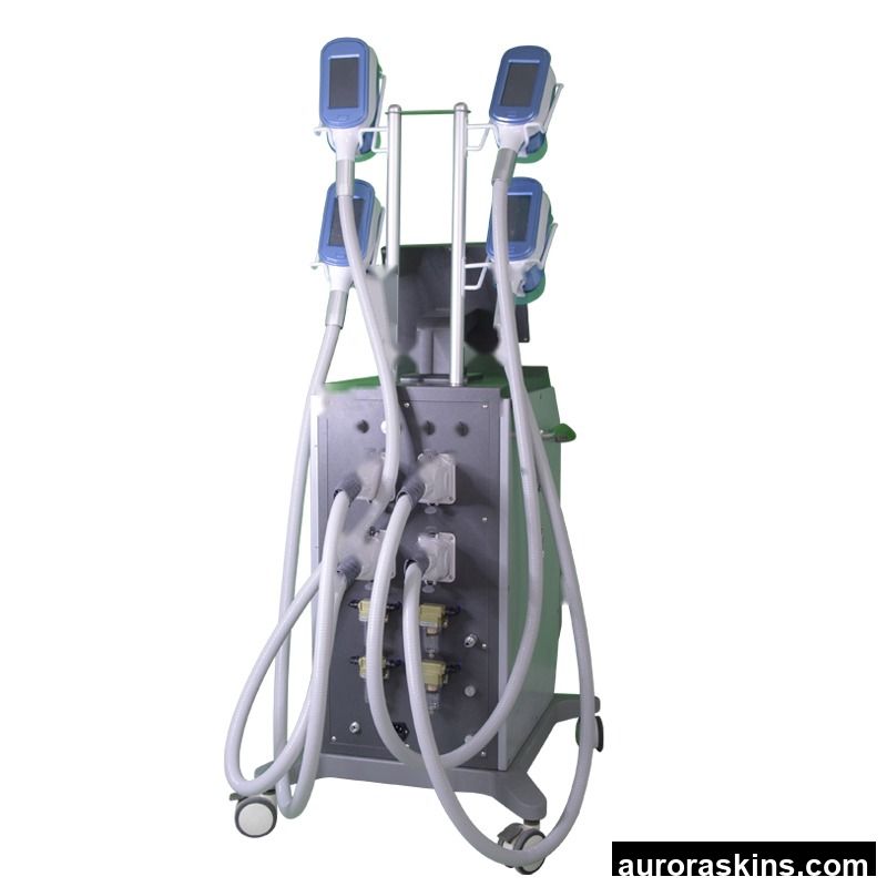 Newest 360 Fat Removal 4 Handle Vacuum Cryo Slimming Cryotherapy Machine