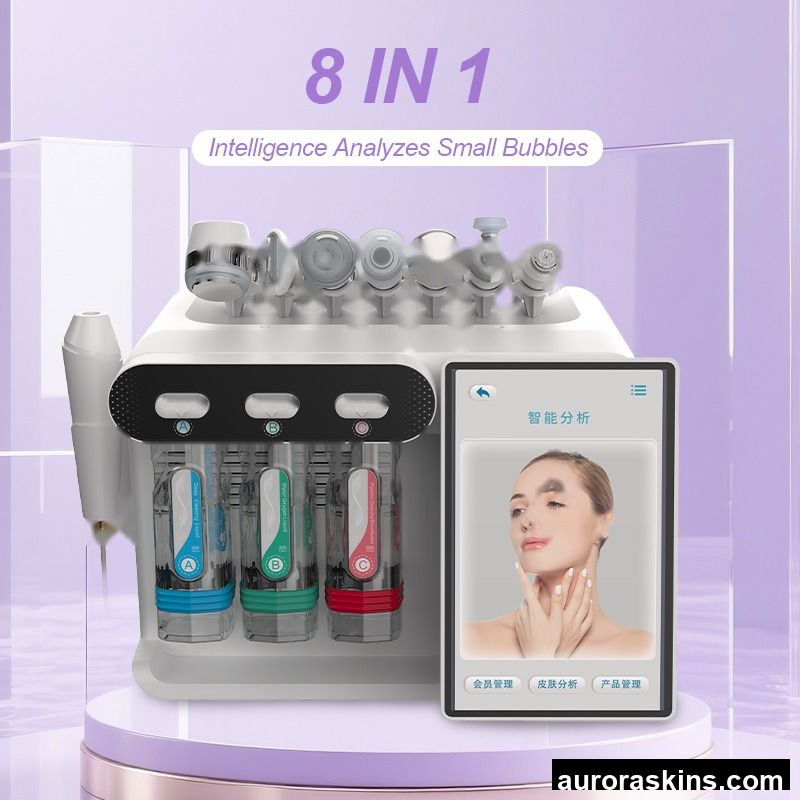 7 in 1 Jet Peel Water Blackhead Removal Oxygen Jet Peeling Facial Skin Care Skin Rejuvenation Dermabrasion Aqua Facial Machine
