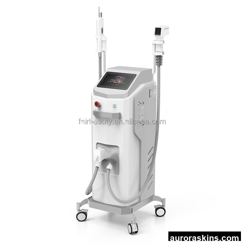 A 2in1 Vertiical OPT Broad Spectrum Beauty Machine Hair Removal Skin & Rejuvenation Machine with 2 OPT Handles