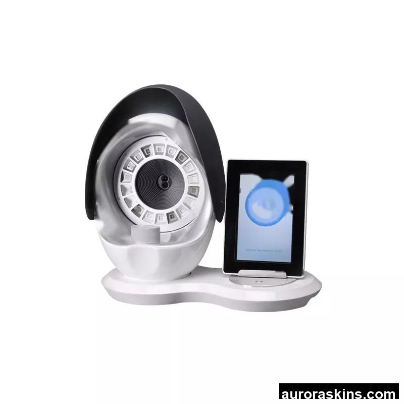 For Test 3D Mirror Face Skin Analyzer System Handheld Facial Portable 8 Spectrum Digital Skin Uv Skin Analyzer Machine