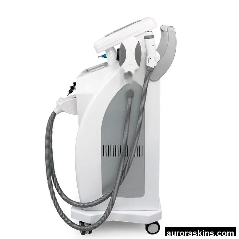 FAIRBEAUTY Vertical 3-in-1 Double Screen Hair Remove OPT Skin Rejuvenation Rediofrequency Tattoo Removal Skin Care Machine