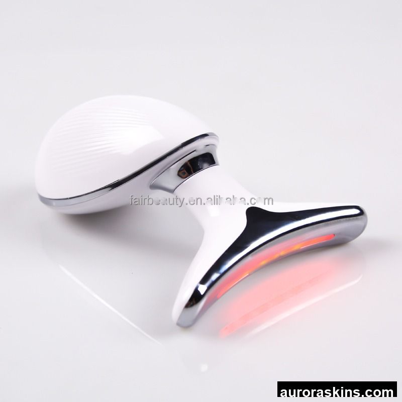 Aurora Skins a Homeuse Handheld Face Neck Body Lifting Light Therapy Wave Massage Cleaner Vibration Jade Roller Skincare Facial