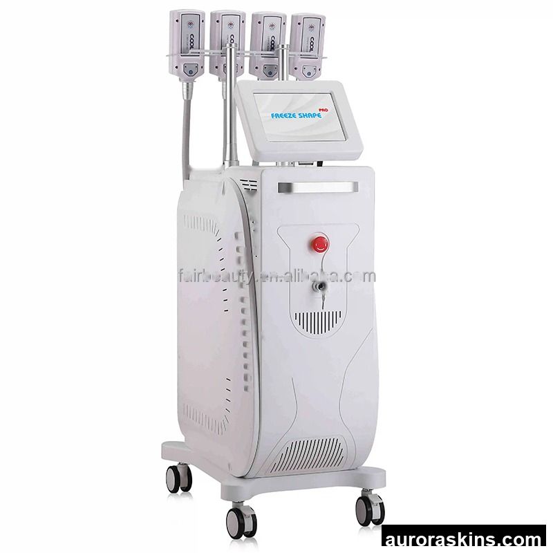 2026 Aurora Skins Cooling Pad 4 Plate 8 Plate Cellulite Removal Fat Burning Liposuction Cold Fat Reduction Machine