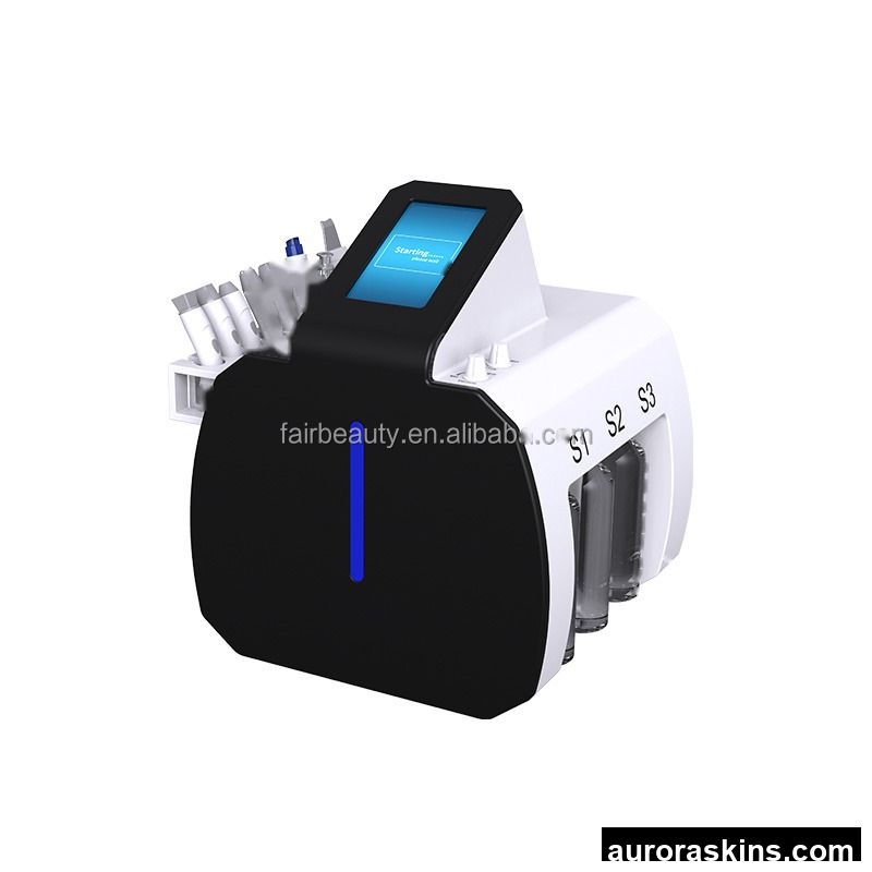 High Quality AIRBEAUTY Aqua Facial Machine with 8 Handles for Deep Cleansing Face Peeling Skin Rejuvenation