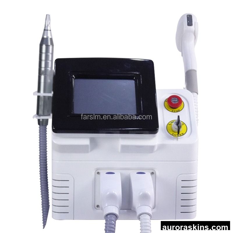 Aurora Skins Choice 2IN1 Diode Laser Hair Remove Picosecond Yag Tattoo Removal Skin Care 808 755 1064nm Machine