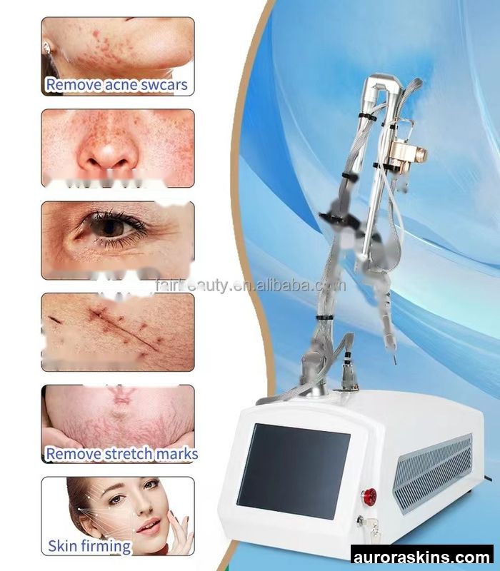 Aurora Skins 60W Strong Power Professional Fractional Co2 Laser Machine / Co2 Fractional Laser Machine Skin Resurfacing