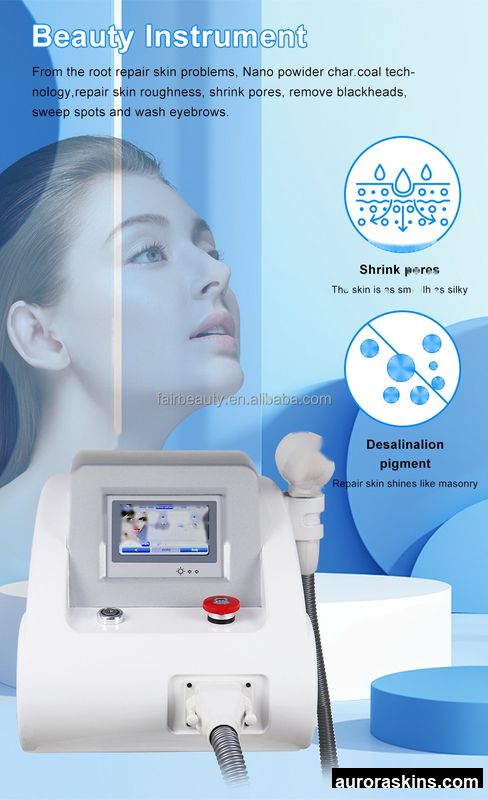 Aurora Skins a Travel-Friendly Personal Facial Device-Triple Wavelength (755, 1064, 1320nm), Red Carpet Peel, Home Use Skin Care Unit