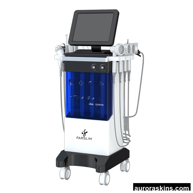 Water Facial Micro Dermabrasion Oxygen Beauty Salon Machine Oxygen Jet Water Oxygen Bubble Aqua Facial Machine
