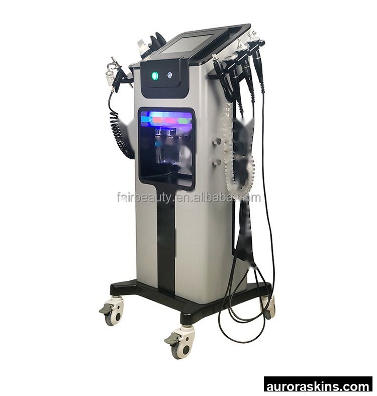Water Peeling Oxygen Jet Deep Cleaning Microdermabrasion Machine 8 in 1 H2O2 Aqua Facial Jet Peel Oxygen Jet Facial Skin Care