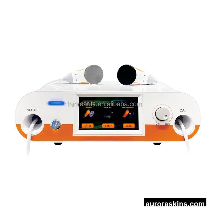 Upgraded 448KHz Monopolar Rediofrequency Beauty Device Tecar Therapy Machine with Large & Small Handles for Face Lifting