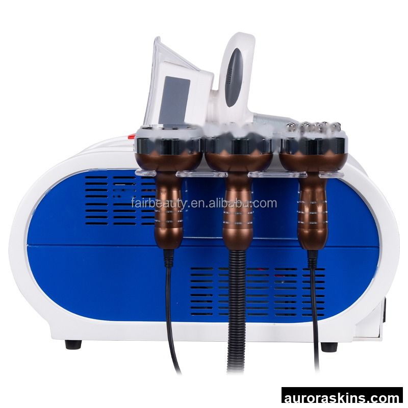 4-in-1 Fat Freezing Cooling Therapy Body Scultping Machine 40kHz Vibration Slimming Rediofrequency Vacuum Therapy Device