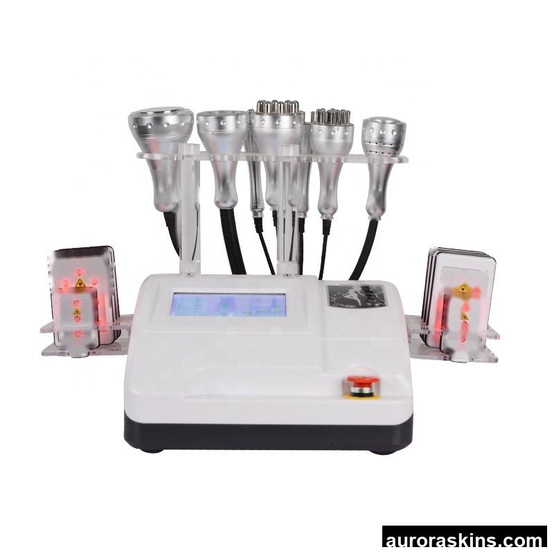 Aurora Skins Cavitation 9 En 1 Cavitation Lipolaser Machine Frecuencia De Radio Anti-Cellulite Weight Loss Machine