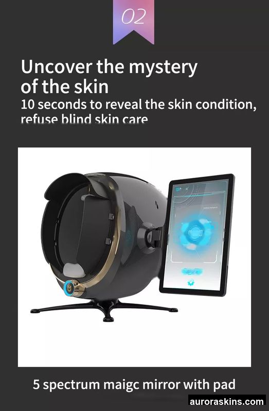 Magic Mirror Photo Booth Skin Analysis Machine Face Scanner Skin Analyzer Facial Skin Diagnostic Machine Dermoscope Dermalight