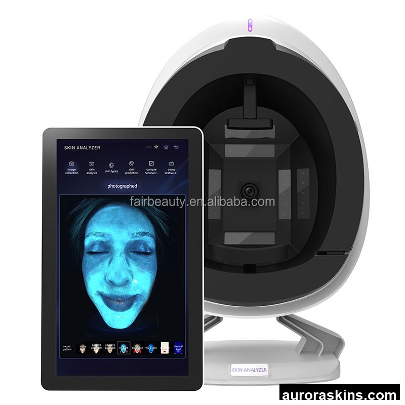 2025 AI NewTechnology 3D Skin Analyzer Detector Tester Hair Analyzer Machine Q1 Skin Analysis Machine With Compare Function