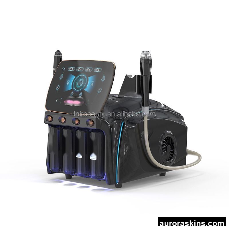 Newest 360 Vortex Suction Dermabrasion 2-in-1 Skin Cleaning Infusion Machine for Face Peeling Skin Rejuvenation
