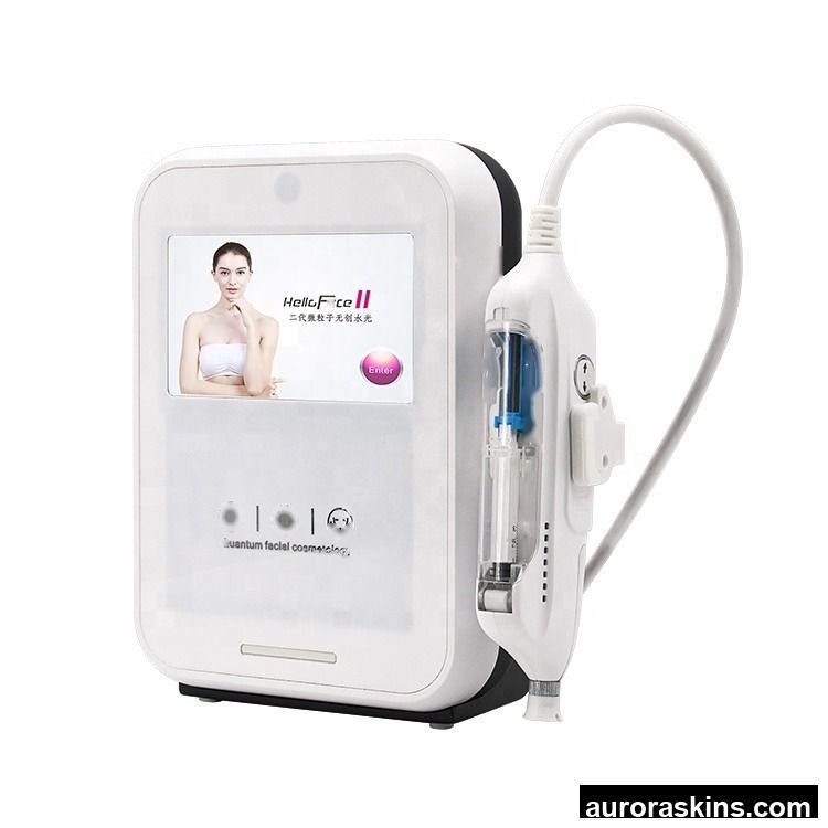 In Stock ! Portable Hello Face 2 No-needle Messo Gun Aqua Peeling Facial Care Machine Water Deep Facial Care Device