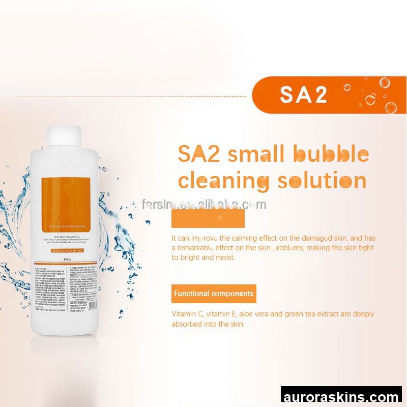Portable Facial Aqua Serum AS1 SA2 AO3 Solution for Dermabrasion Jet Water Oxygen Machine