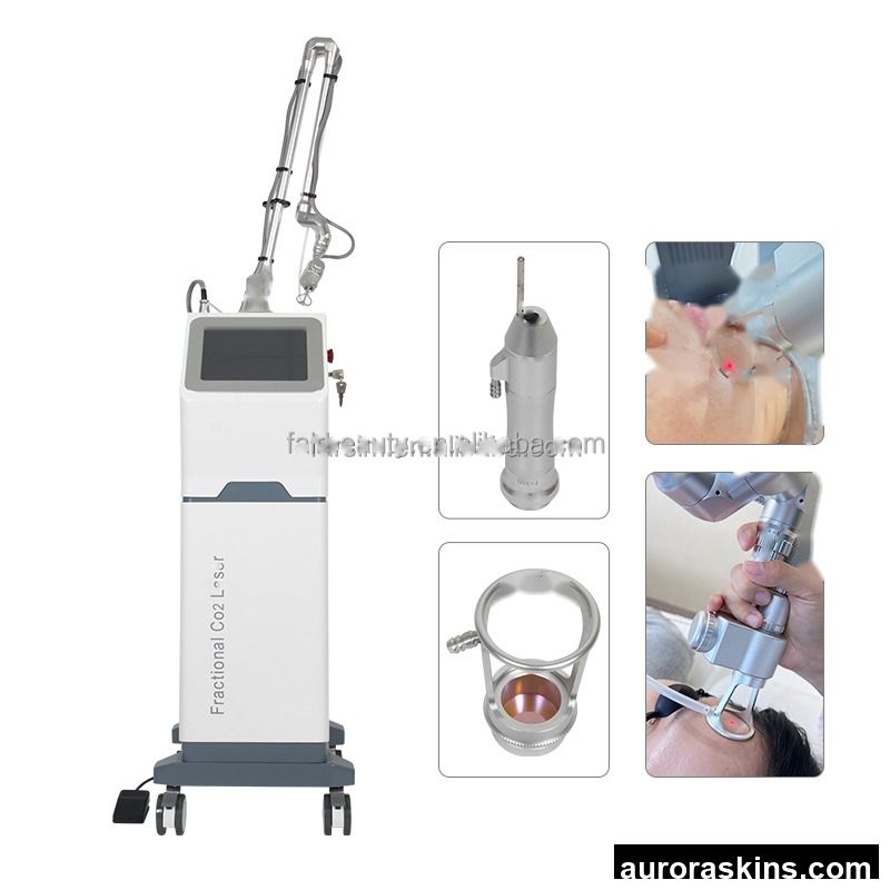Vertical Fractional 1064nm CO2 Laser Q-switch Stretch Mark Scar Repair Skin Rejuvenation Laser Machine for Salon