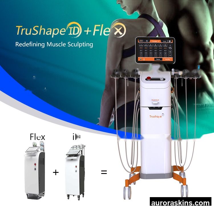 2023 Newest Vertical Orange TruShape Flex MDS 4 Channels 3 Working Mode 16 Handle Body Shaping Trusculpt Flex