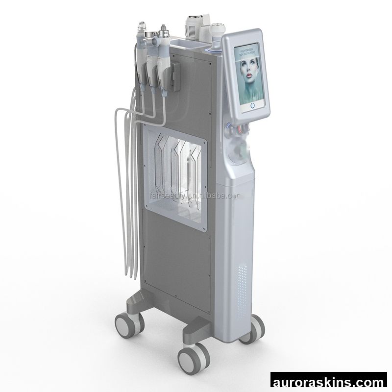 6 in 1 Dermabrasion Facial Cleaning Beauty Machine Water Aqua H2O2 Oxygen Jet for Beauty Spa