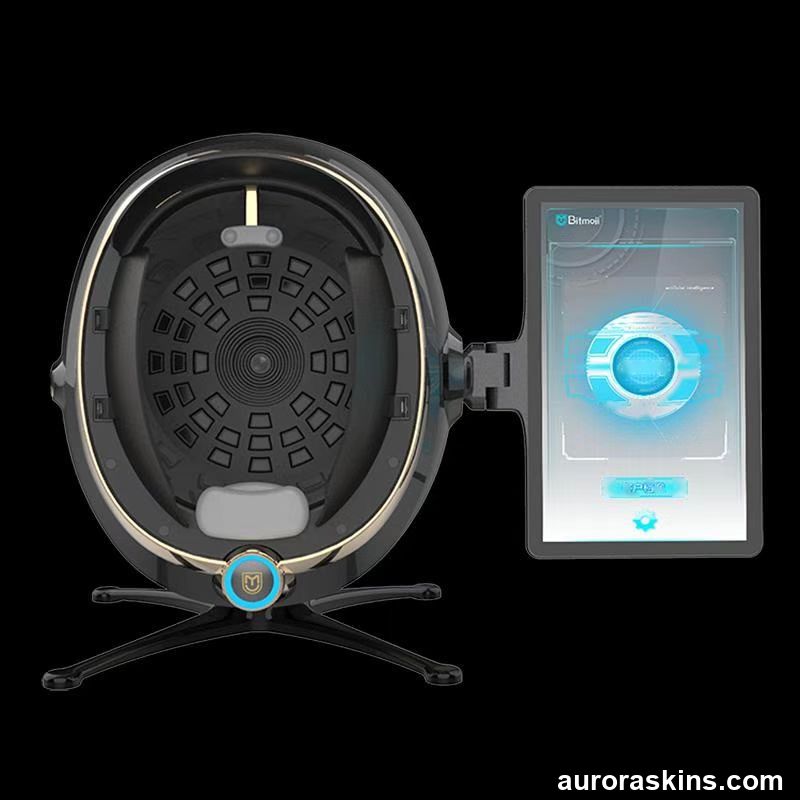 Salon Use 3D Intelligent Digital UV Light Facial Moisture Analyzer Magic Mirror Face Skin Analyzer Machine