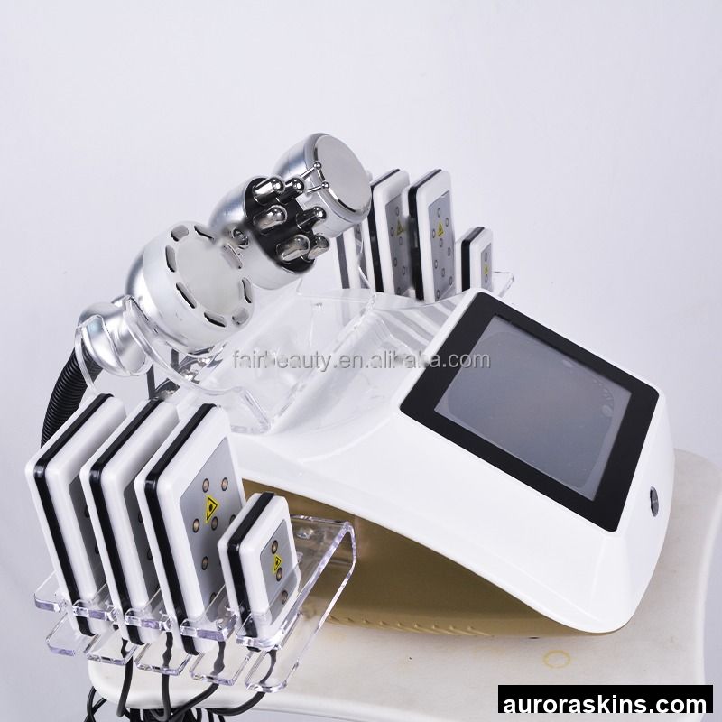 Producer 6in1 Ultrasonic 40K Cavitation Fat Reduce Radio Frequency Body Massage Cellulite Remove Bio Lifting Weight Loss Device