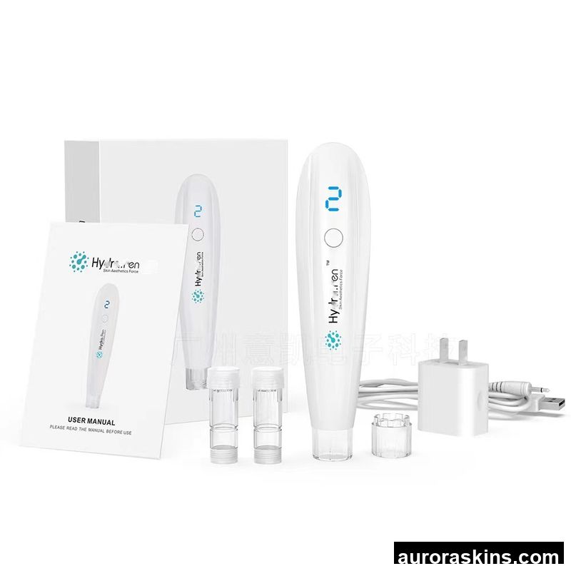Portable Whitening Derma Pen Aurora Skins Manufacturer LED Photon Electric Derma Pen H2 Beauty Equipment Home Appliances