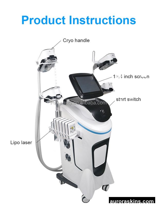 Body Massage Slimming Shaping Fast Weight Loss Four Handles 360 Degree Frozen Slimming Machine Skin Firming 40K