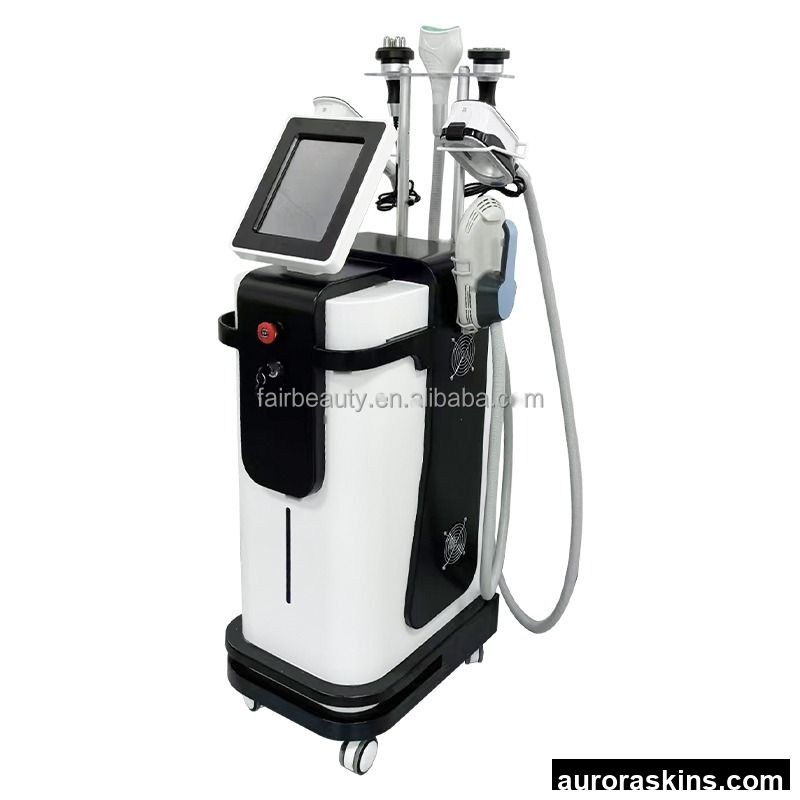 Cool Tech 5 in 1 Machines Fat Freezing Cellulite Removal Cool Cyrotherapy Body Slimming Cryo Sculpting Machine