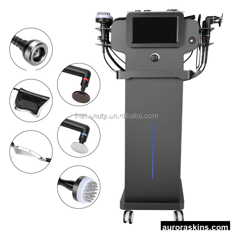 2026 6 in 1 Facial and Body Skin Tightening Physiotherapy Equipment 448KHz Monopolar Rediofrequency Beauty Device