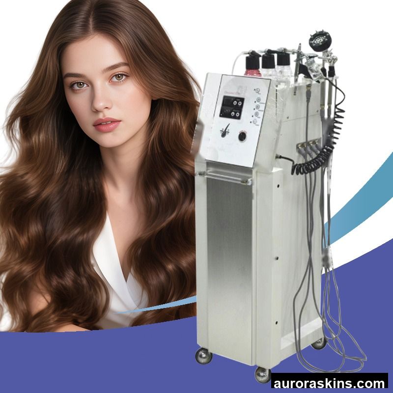 Aurora Skins a Hair Scalp Skincare Massage Injecction Steam Korea Tech Bubble Cleansing Vibration Light Therapy Hair Growth Salon