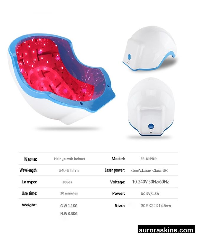 Amazon Laser Hair Regrowth RF LED Light Massager Scalp Stimulator Growth Hair Care Electric Machine