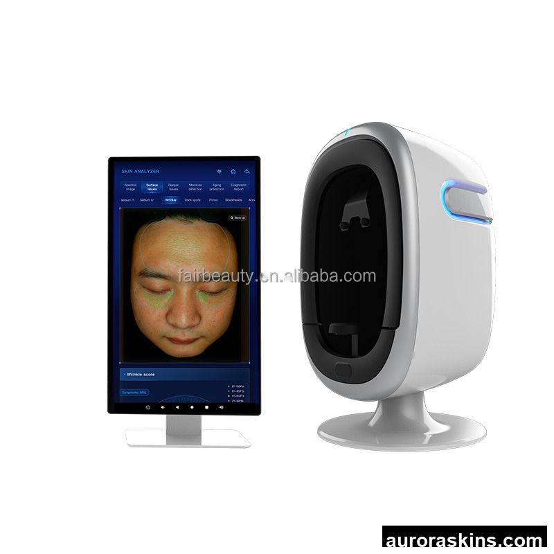 2025 AI New Technology Portable 3D Skin Analyzer Detector Tester Hair Analysis Machine Breast Enlargement with Tablet Included