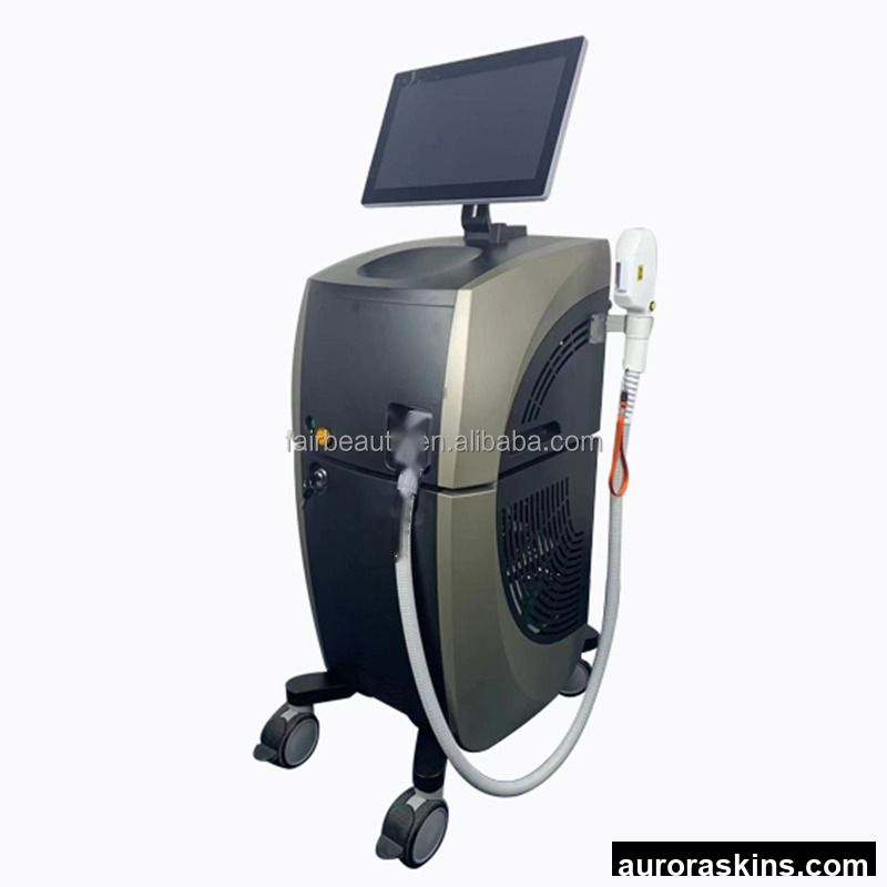 NEWEST Aurora Skins FR-601S Solar Powered Permanent Hair Removal Laser Machine Vertical Commercial Use