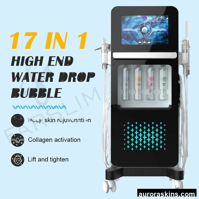 17in1 Multifunction Vacuum Blackhead Remover WA16 Beauty Machines Skin Peeling Facial Cleaner Skin Scrubber with Photon Machine