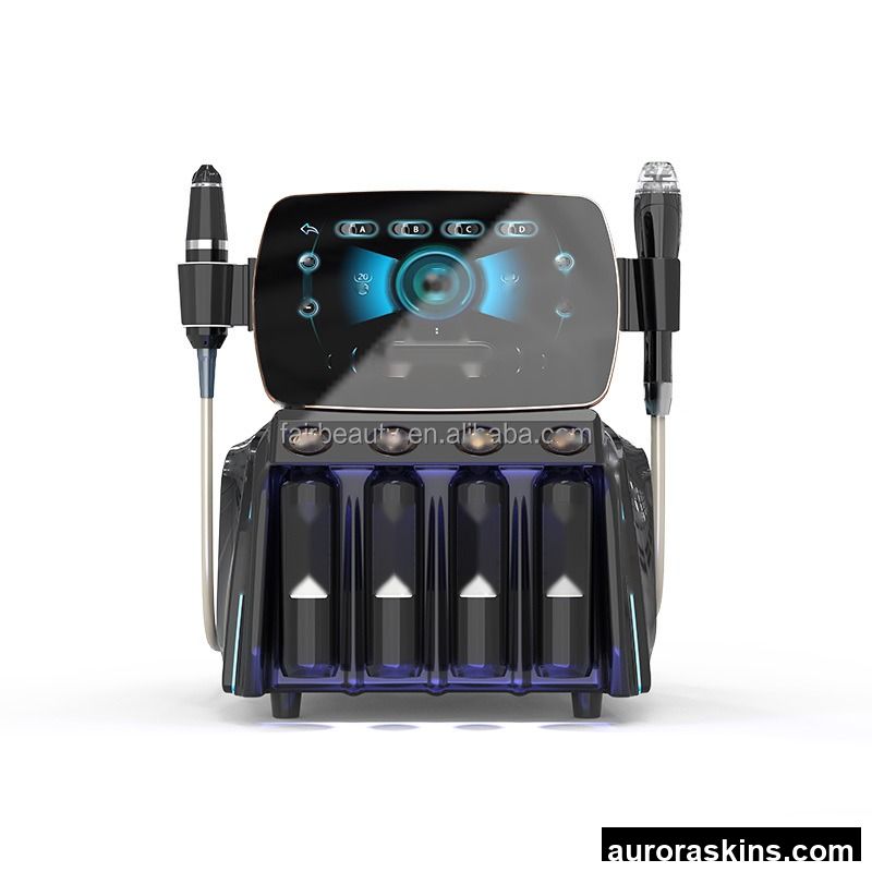 Newest 360 Vortex Suction Dermabrasion 2-in-1 Skin Cleaning Infusion Machine for Face Peeling Skin Rejuvenation