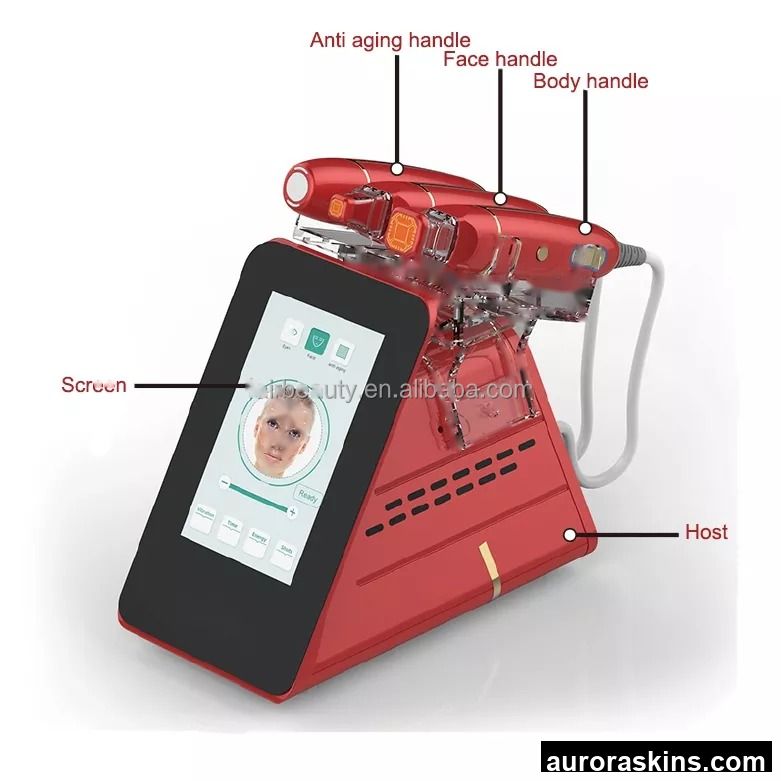 3 in 1 2D Super Salon Skin Tightening Machine Anti-aging Face Lifting Anti-wrinkle Machine Portable High Power Facial Device
