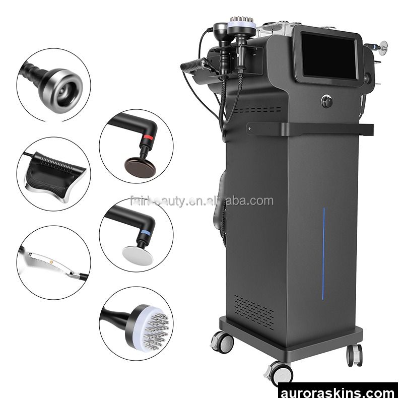 2026 6 in 1 Facial and Body Skin Tightening Physiotherapy Equipment 448KHz Monopolar Rediofrequency Beauty Device