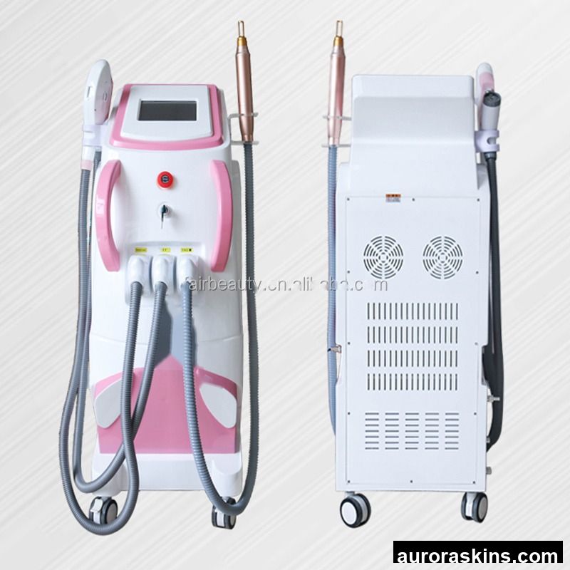 New 4 in 1 Multi-function Beauty Machine High Quality Opt Laser Hair Removal + Picosecond + RF