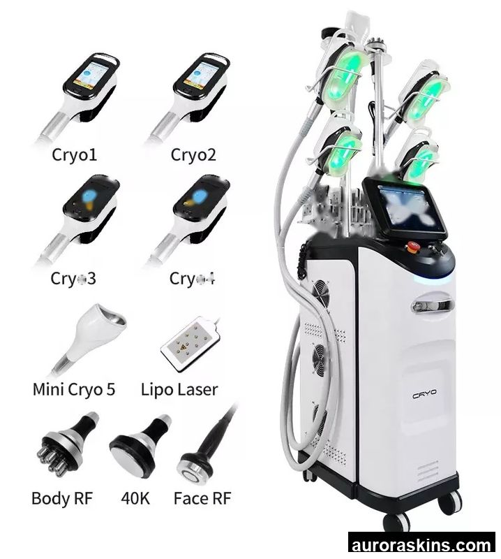 New Trending 9 1 360 Cryu Slim Body Stainless Steel Slimming Cellulite Fat Reduction Beauty Machine Frozen Fat Freeze Body