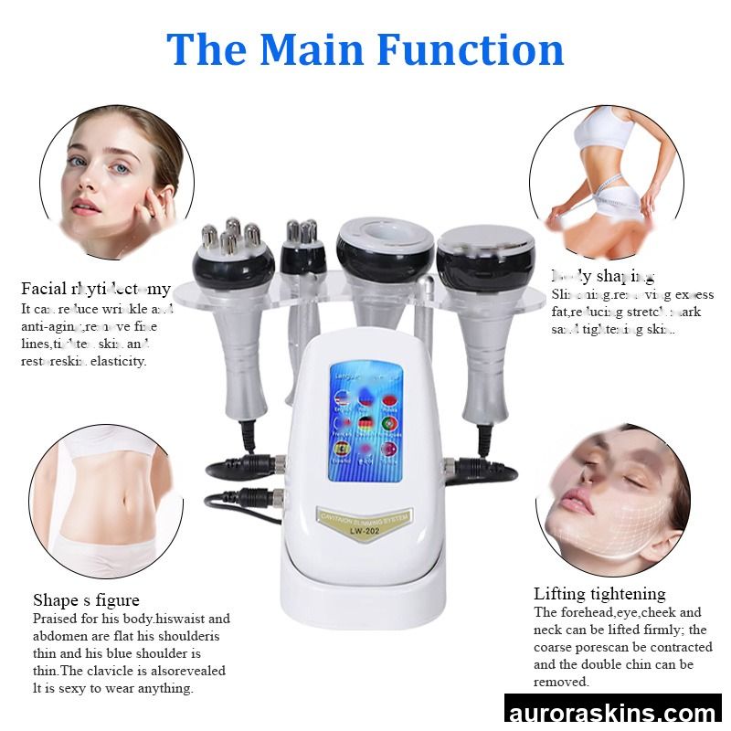 Top Sell Therapeutic 4-Function Device for Facial Lifting, Body Contouring, Weight Reduction, and Eye Care-Detoxifying Treatment