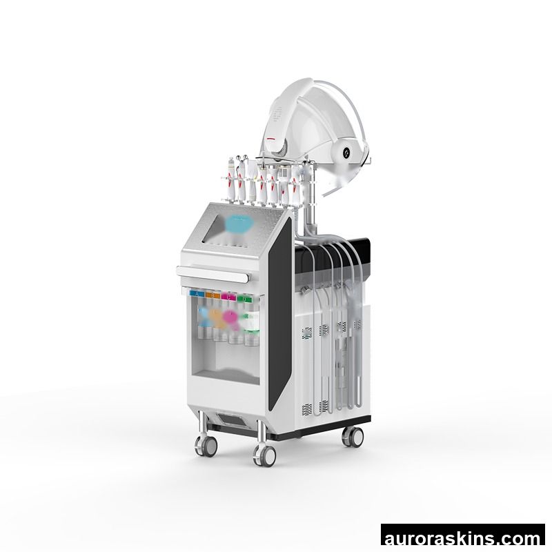8 in 1 High Technical Oxygen Jet With H2O2 Aqua Water Multifunctional Beauty Equipment