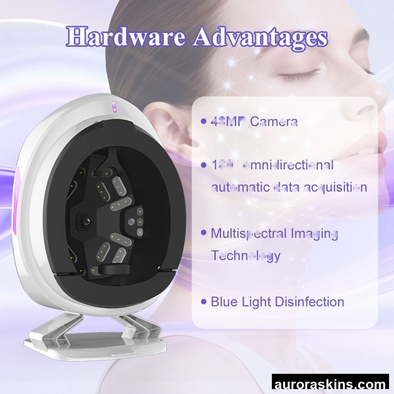3D Facial Analyzer Equipped with 48MP Camera From US for Professional Facial Evaluation AI Accurately Analyze Multiple Languages