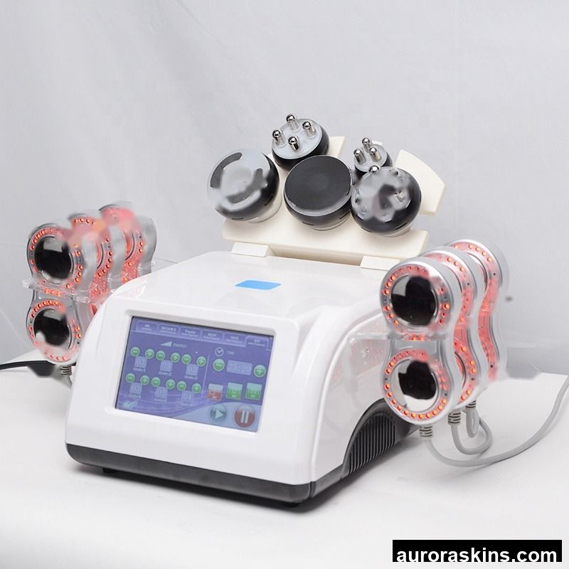 40k or 80k 6in1 Vacuum Cavitation Goldenrose pink Lipolaser Rf 80k Radio Frequency Salon Factory Price Hotsell Kim8