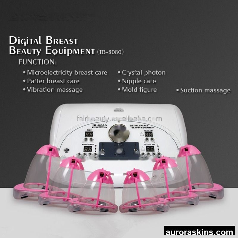 HOTsell Vacuum Body Breast Butt Lifting Machine/body Shaper Enhancement Machine for Home/salon Cups in pink Color Special
