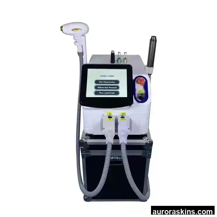 2 in 1 808nm Diode Laser Hair Removal Machine Picosecond Permanent Diode Laser Picosecond Tattoo Removal Machine Laser